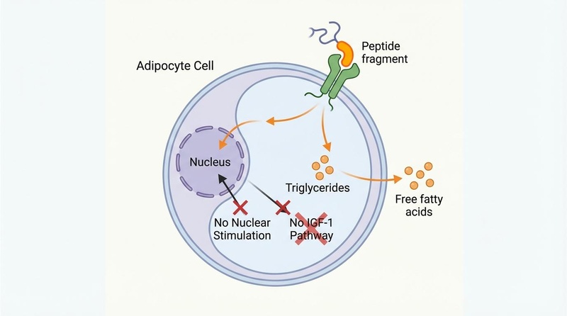 AOD-9604 Mechanism Illustration