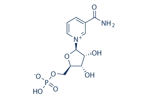 Chemical structure of Nicotinamide Mononucleotide (NMN)