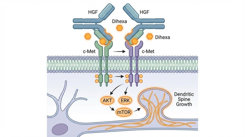 Mechanism of Dihexa