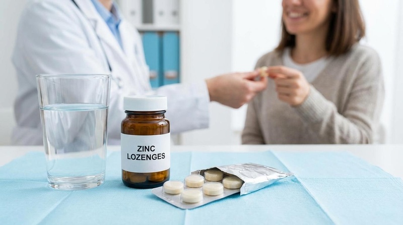 Zinc lozenges