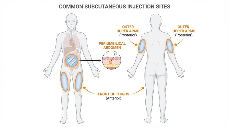Subcutaneous Injection Sites